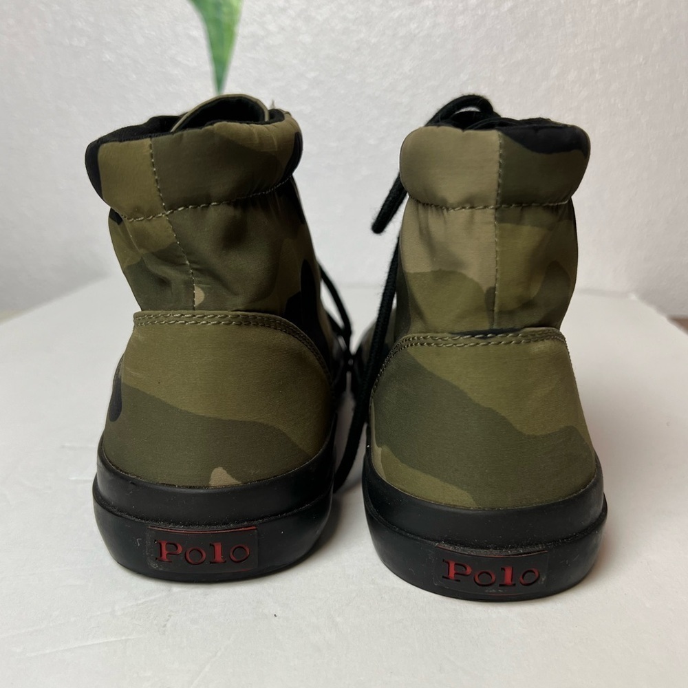 Polo Ralph Lauren Bryn Camo High-Top Trainer Size 9 - Picture 6 of 13